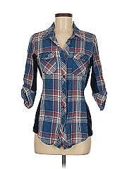 Ci Sono 3/4 Sleeve Button Down Shirt