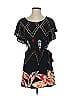 Minkpink 100% Rayon Black Short Sleeve Blouse Size S - photo 1