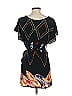 Minkpink 100% Rayon Black Short Sleeve Blouse Size S - photo 2