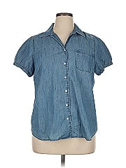 Talbots Short Sleeve Button Down Shirt