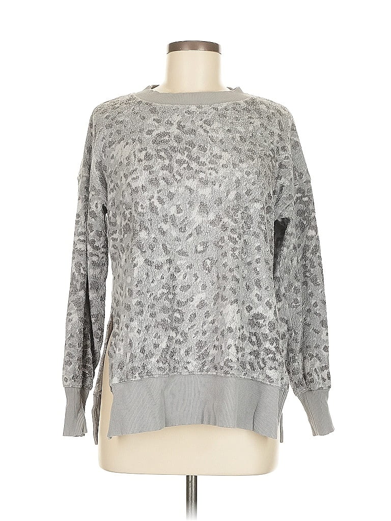 Pre-owned Aerie Pullover Sweater In Gray