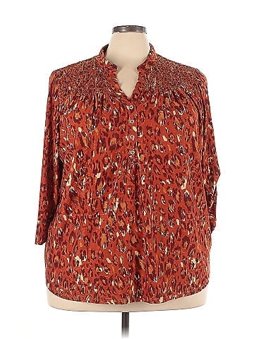 Notations 3/4 Sleeve Blouse (view 1)