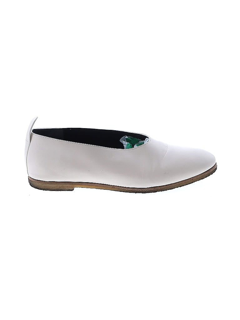 Pre-owned Joseph Flats In White