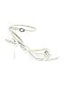 Prada 100% Patent Leather Ivory White Heels Size EU 37 - photo 1