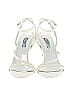 Prada 100% Patent Leather Ivory White Heels Size EU 37 - photo 2