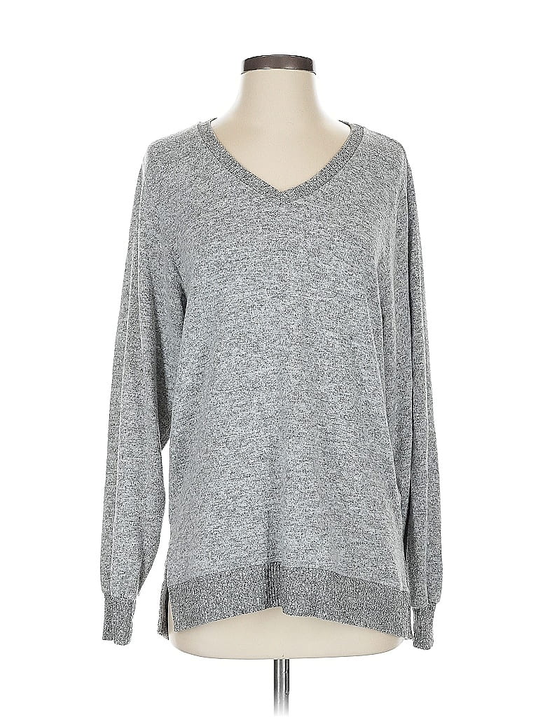Pre-owned Saturday Sunday Pullover Sweater In Silver