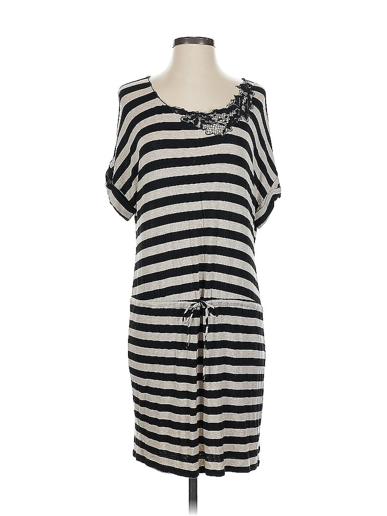 Pre-owned Ella Moss Casual Dress In Gray
