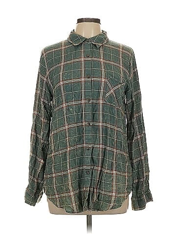 Mystree Long Sleeve Button-Down Shirt (view 1)