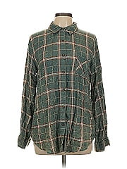 Mystree Long Sleeve Button Down Shirt