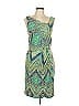 David Meister Print Green Cocktail Dress Size 10 - photo 1