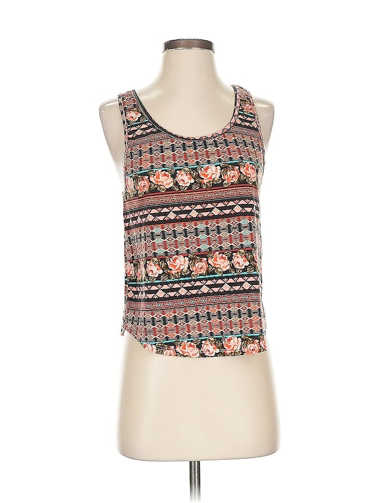 LA Hearts Brown Pink Tank Top Size S - photo 1