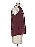 Ann Taylor LOFT Outlet Burgundy Sleeveless Blouse Size XS - photo 4