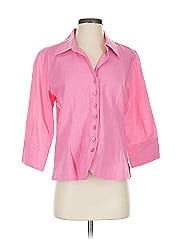 Christopher & Banks 3/4 Sleeve Button Down Shirt