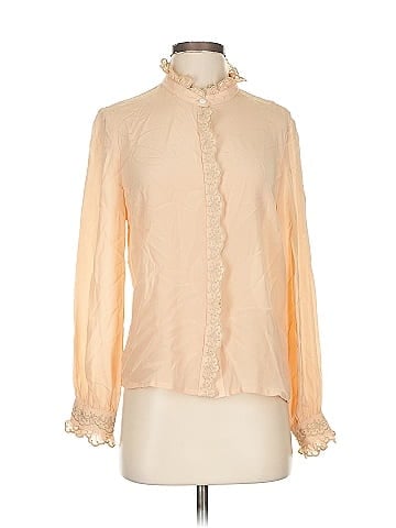 Louise Misha Long Sleeve Silk Top (view 1)