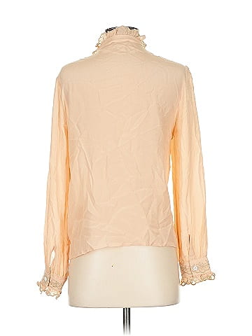 Louise Misha Long Sleeve Silk Top (view 2)