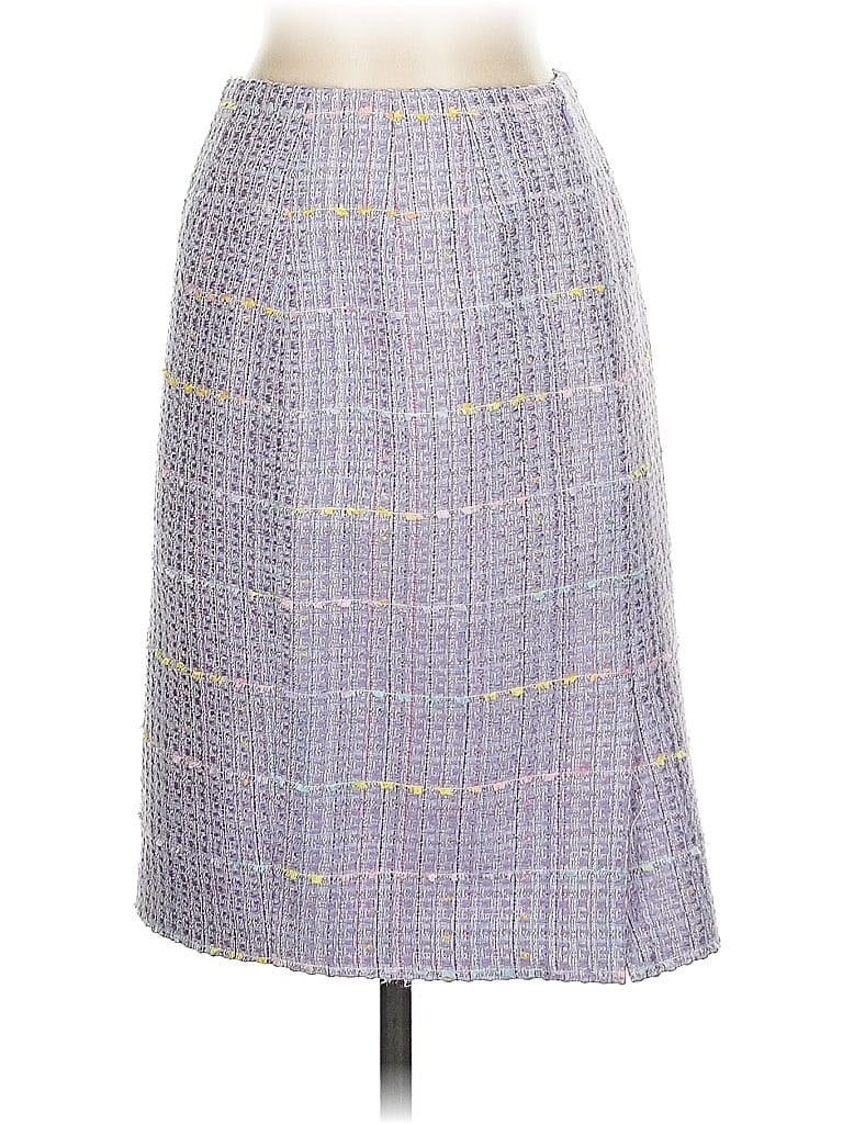 Pre-owned Larry Levine Formal Skirt In Purple