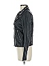 Ci Sono 100% Polyurethane Floral Black Faux Leather Jacket Size M - photo 5