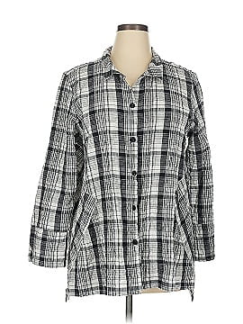Habitat 3/4 Sleeve Button Down Shirt