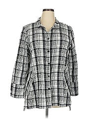 Habitat 3/4 Sleeve Button Down Shirt