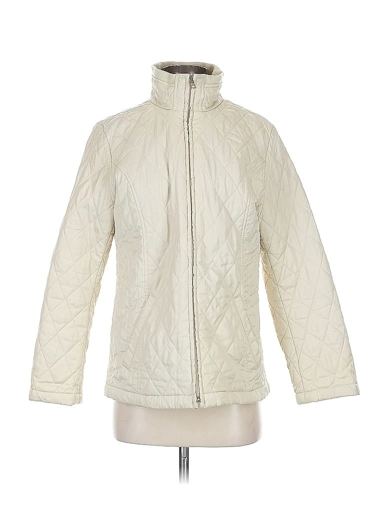 COLDWATER CREEK Pre-owned Snow Jacket In White