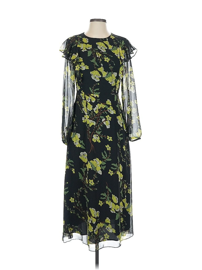 Who What Wear 100% Polyester Floral Green Cocktail Dress Size XS - photo 1