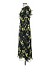 Who What Wear 100% Polyester Floral Green Cocktail Dress Size XS - photo 5