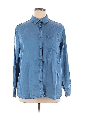 Notations Long Sleeve Button-Down Shirt (view 1)