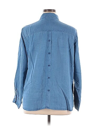 Notations Long Sleeve Button-Down Shirt (view 2)