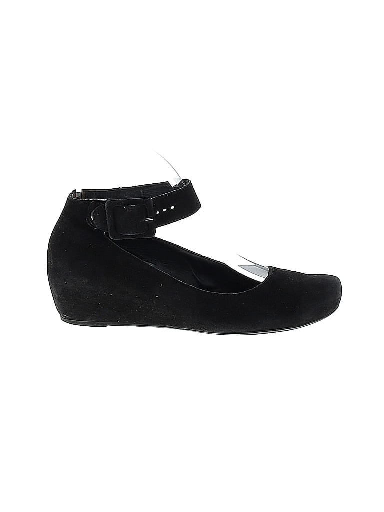 Paul Green 100% Leather Black Wedges Size UK 5 / US 7 - photo 1