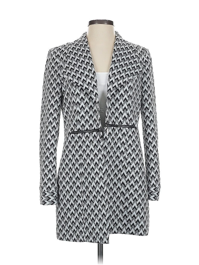 Jones Studio Houndstooth Gray Blazer Size 2 - photo 1