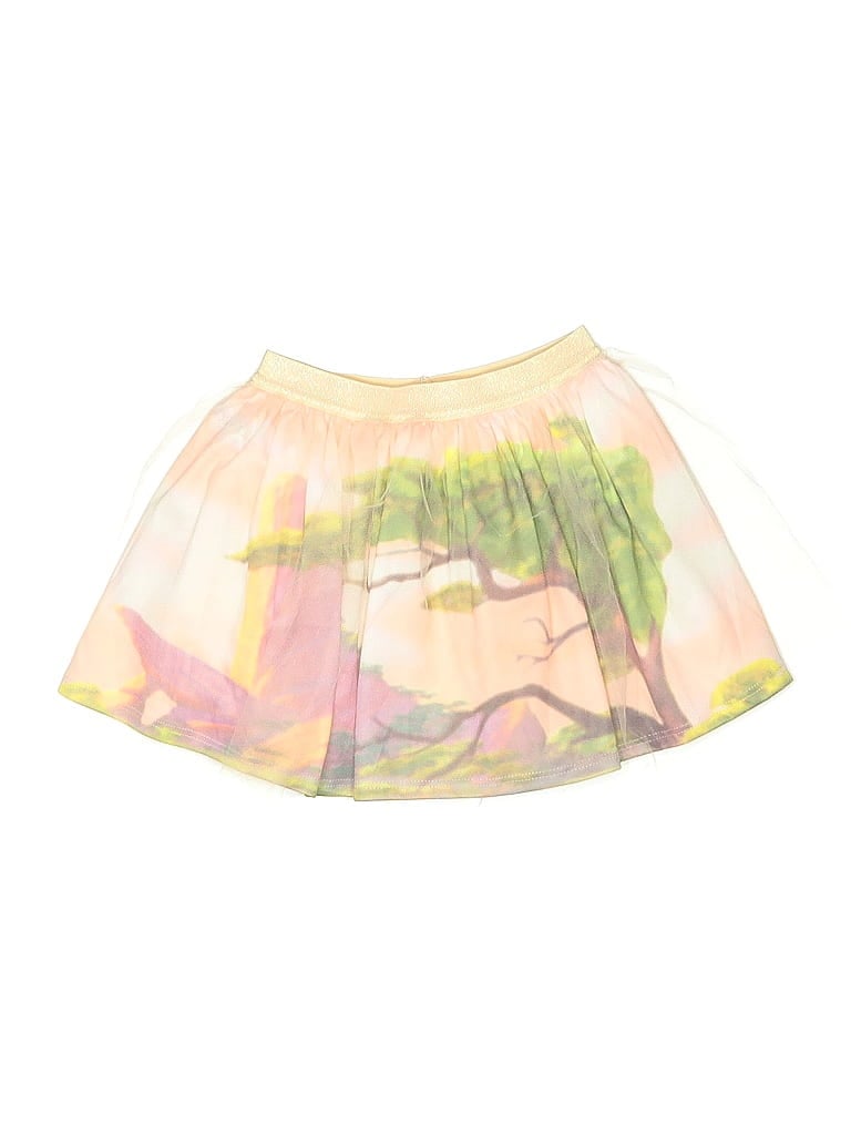 Disney 100% Polyester Graphic Ivory Pink Skirt Size 3T - photo 1
