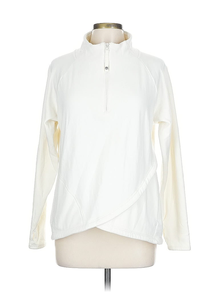 T by Talbots White Fleece Size L - photo 1