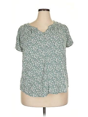 MASON & BELLE Short Sleeve Blouse (view 1)