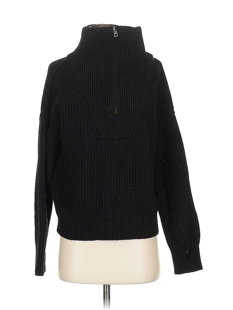 Pre-owned Banana Republic Turtleneck Sweater In Black