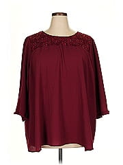 Lane Bryant Outlet 3/4 Sleeve Blouse