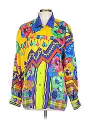 Escada Long Sleeve Silk Top