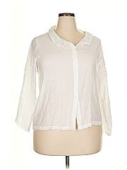 Misslook 3/4 Sleeve Button Down Shirt