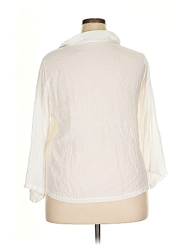 Misslook 3/4 Sleeve Button-Down Shirt (view 2)
