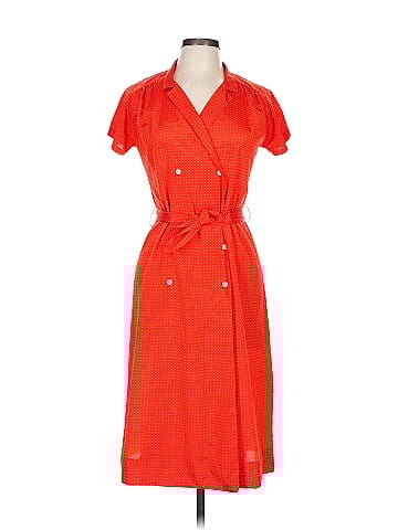 Lanvin Red Polka Dot Vintage Dress (view 1)