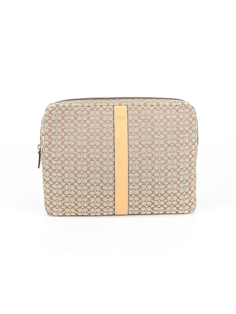 Coach Gray Tan Laptop Bag One size - photo 1