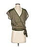 Tiny 100% Cotton Green Short Sleeve Blouse Size S - photo 1