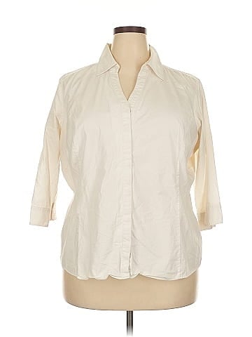 Croft & Barrow 3/4 Sleeve Button-Down Shirt (view 1)