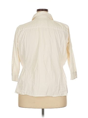 Croft & Barrow 3/4 Sleeve Button-Down Shirt (view 2)