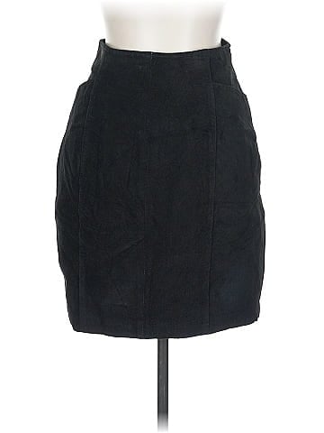 Wilsons Leather Chic Black Leather Pencil Skirt (view 1)