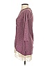 LOGO by Lori Goldstein Solid Burgundy Pullover Sweater Size XXS - photo 5