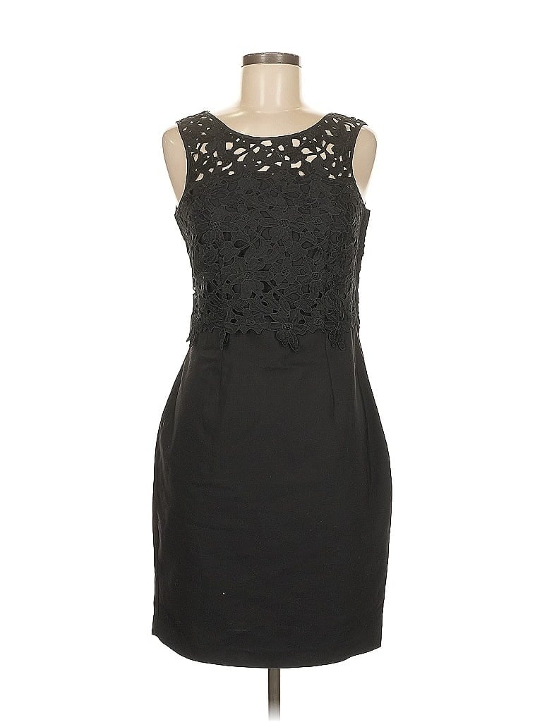 Pre-owned H&m Cocktail Dress In Black