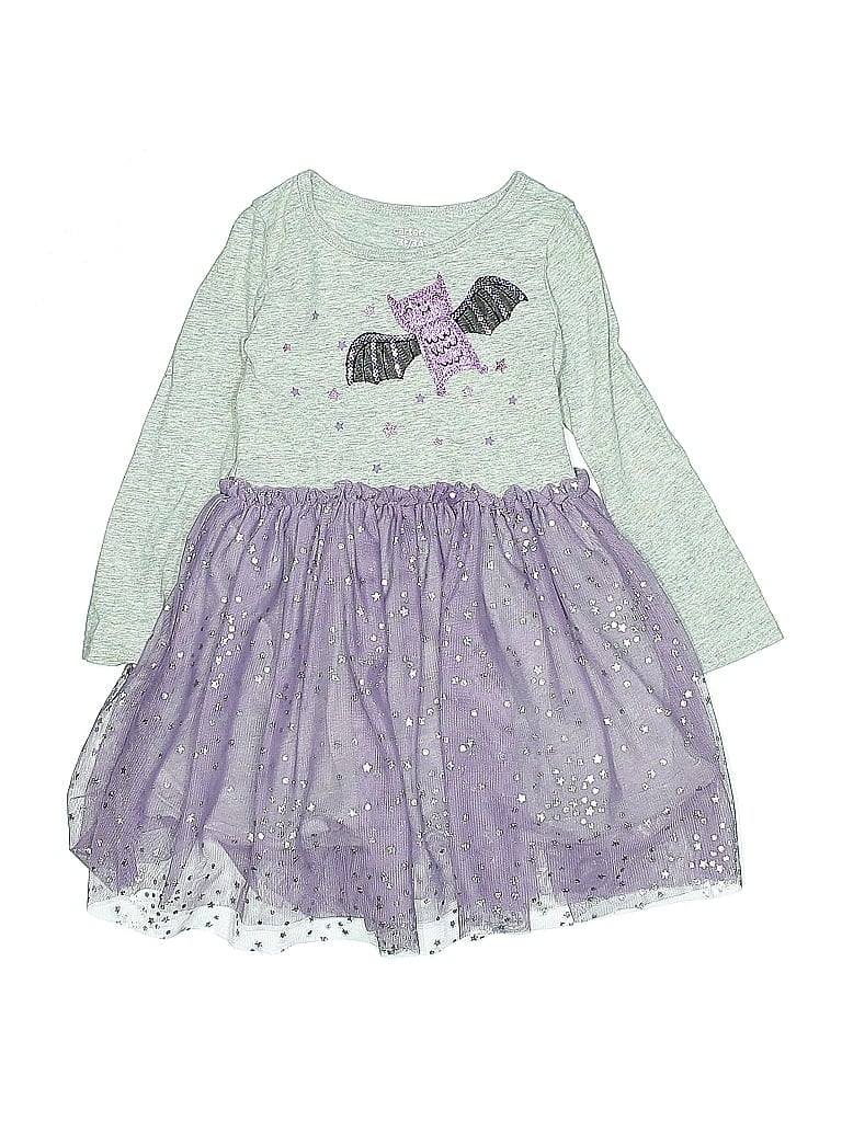 Carter's 100% Cotton Purple Dress Size 3T - photo 1
