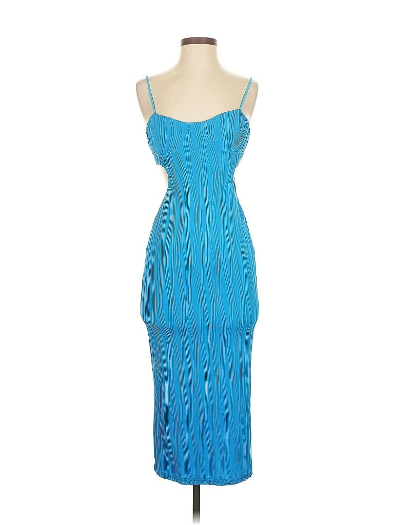 Click to view more detailed imagery on our partner's website Pre-owned Asos Design Cocktail Dress In Blue