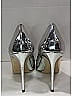 Jimmy Choo Metallic Silver Heels Size EU 40 - photo 6