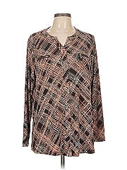 Susan Graver Long Sleeve Blouse